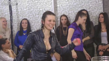 Messy Wrestling: Sloppy, Shiny, And Ready For A Dirty Showdown! 2 Audience Fights!!! Screencap 32 on www.sinx.com