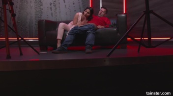 Model Gets Her Fully Clothed 15 Minutes of Casting Couch Fame Screencap 53 on www.sinx.com
