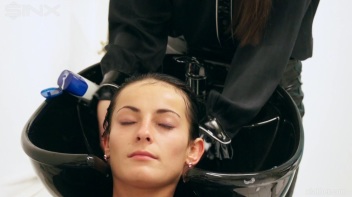 Messy Fun In The Hair Salon - Cam 2 Screencap 36 on www.sinx.com