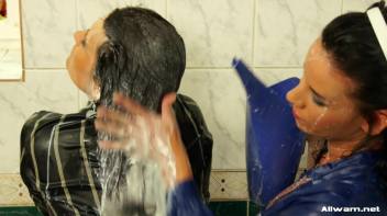 Fully Clothed Eurobabe Milk Bath Screencap 89 on www.sinx.com