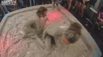 Messy Wrestling: Dirty Up Those Denim Shorts In The Mud! Screencap 17 on www.sinx.com