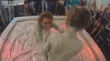 Messy Wrestling: Dirty Up Those Denim Shorts In The Mud! Screencap 18 on www.sinx.com