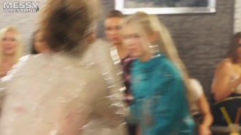 Messy Wrestling: Dirty Up Those Denim Shorts In The Mud! Screencap 20 on www.sinx.com