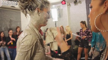 Messy Wrestling: Dirty Up Those Denim Shorts In The Mud! Screencap 33 on www.sinx.com