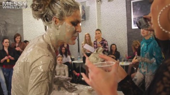 Messy Wrestling: Dirty Up Those Denim Shorts In The Mud! Screencap 34 on www.sinx.com