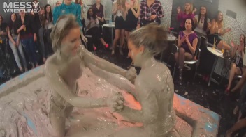 Messy Wrestling: Dirty Up Those Denim Shorts In The Mud! Screencap 40 on www.sinx.com