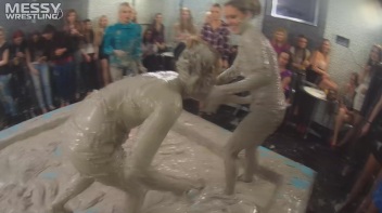 Messy Wrestling: Dirty Up Those Denim Shorts In The Mud! Screencap 42 on www.sinx.com