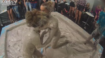 Messy Wrestling: Dirty Up Those Denim Shorts In The Mud! Screencap 43 on www.sinx.com