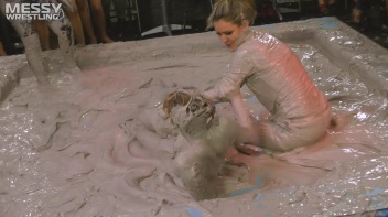 Messy Wrestling: Dirty Up Those Denim Shorts In The Mud! Screencap 48 on www.sinx.com