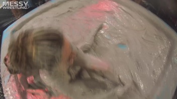 Messy Wrestling: Dirty Up Those Denim Shorts In The Mud! Screencap 49 on www.sinx.com