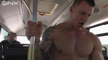 Horny Guys Share Blonde Sex Doll On The Bus Screencap 42 on www.sinx.com