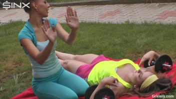 Tickle Toning, The New Fitness Craze - Cam 2 Screencap 23 on www.sinx.com