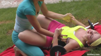 Tickle Toning, The New Fitness Craze - Cam 2 Screencap 25 on www.sinx.com