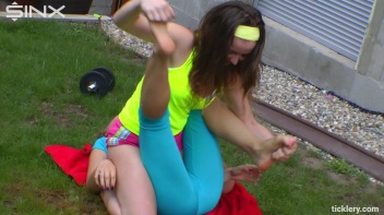 Tickle Toning, The New Fitness Craze - Cam 2 Screencap 53 on www.sinx.com