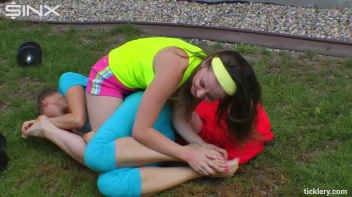 Tickle Toning, The New Fitness Craze - Cam 2 Screencap 57 on www.sinx.com