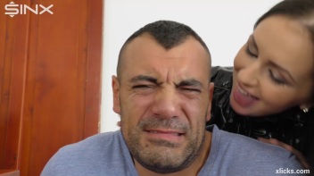 Face Licking Babe Slobbers Over Her Husband Screencap 11 on www.sinx.com