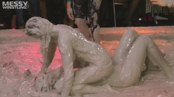 Messy Wrestling: Fuck Your Sexy Shine And Prepare For Mud Smack-Down Time! Screencap 96 on www.sinx.com