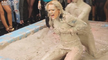 Messy Wrestling: Fuck Your Sexy Shine And Prepare For Mud Smack-Down Time! Screencap 42 on www.sinx.com