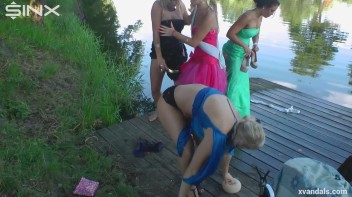 Beauty queens catfight in a lake - Cam 2 Screencap 96 on www.sinx.com