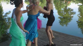 Beauty queens catfight in a lake - Cam 2 Screencap 40 on www.sinx.com