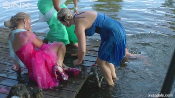 Beauty queens catfight in a lake - Cam 2 Screencap 61 on www.sinx.com