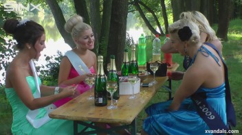 Beauty queens catfight in a lake - Cam 2 Screencap 8 on www.sinx.com