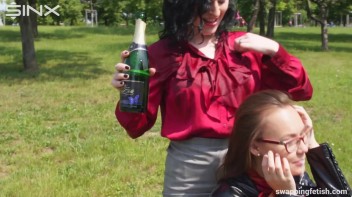 Cuties Drink Champagne Second Hand - Cam 2 Screencap 11 on www.sinx.com