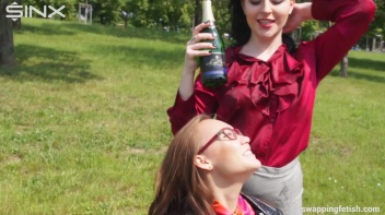 Cuties Drink Champagne Second Hand - Cam 2 Screencap 13 on www.sinx.com