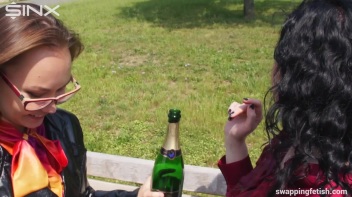 Cuties Drink Champagne Second Hand - Cam 2 Screencap 23 on www.sinx.com