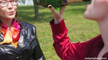 Cuties Drink Champagne Second Hand - Cam 2 Screencap 31 on www.sinx.com