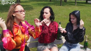 Cuties Drink Champagne Second Hand - Cam 2 Screencap 41 on www.sinx.com