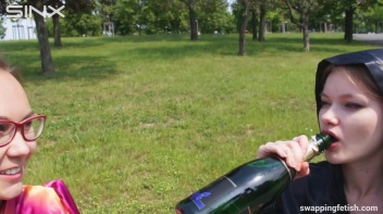 Cuties Drink Champagne Second Hand - Cam 2 Screencap 44 on www.sinx.com