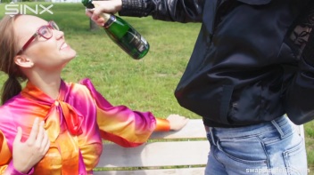 Cuties Drink Champagne Second Hand - Cam 2 Screencap 53 on www.sinx.com