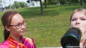 Cuties Drink Champagne Second Hand - Cam 2 Screencap 56 on www.sinx.com