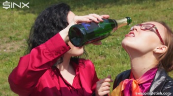 Cuties Drink Champagne Second Hand - Cam 2 Screencap 6 on www.sinx.com