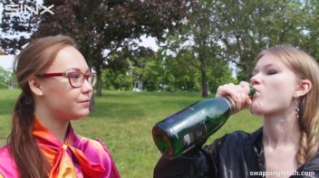 Cuties Drink Champagne Second Hand - Cam 2 Screencap 66 on www.sinx.com