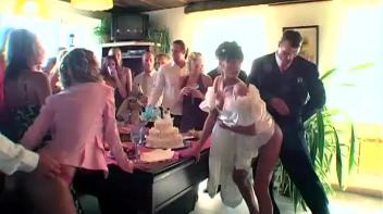 Wedding Celebration Part 1 - Cam 2 Screencap 14 on www.sinx.com