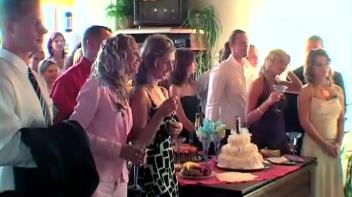 Wedding Celebration Part 1 - Cam 2 Screencap 7 on www.sinx.com