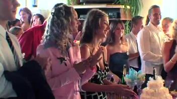 Wedding Celebration Part 1 - Cam 2 Screencap 8 on www.sinx.com