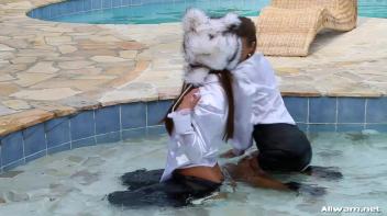 Satin And Fur Wetlook Bunnies Screencap 27 on www.sinx.com