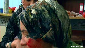 Gooey Messy Art Class With Three Hot Girls Screencap 101 on www.sinx.com