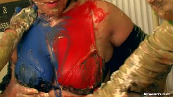 Gooey Messy Art Class With Three Hot Girls Screencap 119 on www.sinx.com