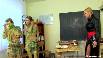 Gooey Messy Art Class With Three Hot Girls Screencap 73 on www.sinx.com