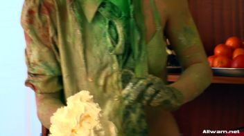 Gooey Messy Art Class With Three Hot Girls Screencap 82 on www.sinx.com