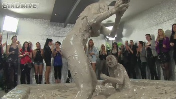 Muddy Wrestling: Real Sisters Showdown: Sheila Cooper vs. Lili Bluberry Screencap 95 on www.sinx.com