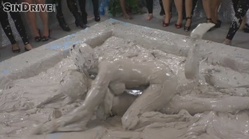 Muddy Wrestling: Real Sisters Showdown: Sheila Cooper vs. Lili Bluberry Screencap 99 on www.sinx.com