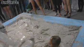 Muddy Wrestling: Real Sisters Showdown: Sheila Cooper vs. Lili Bluberry Screencap 15 on www.sinx.com