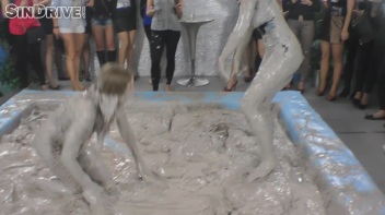 Muddy Wrestling: Real Sisters Showdown: Sheila Cooper vs. Lili Bluberry Screencap 21 on www.sinx.com