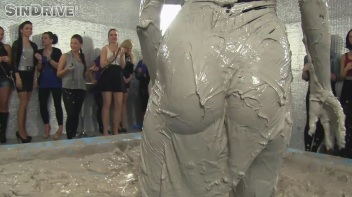 Muddy Wrestling: Real Sisters Showdown: Sheila Cooper vs. Lili Bluberry Screencap 22 on www.sinx.com