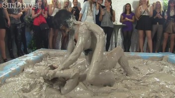 Muddy Wrestling: Real Sisters Showdown: Sheila Cooper vs. Lili Bluberry Screencap 25 on www.sinx.com